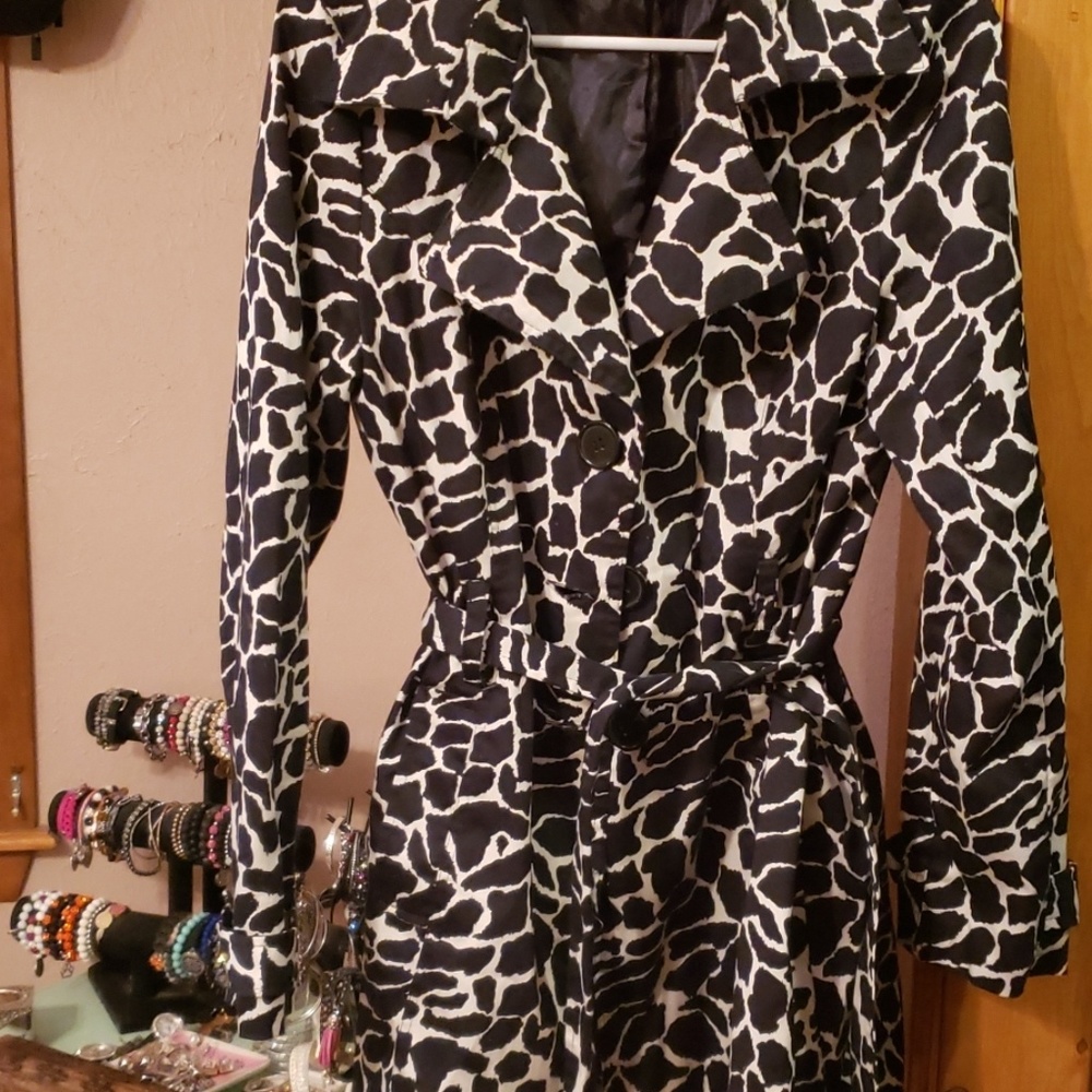 Lutt brand zebra print jacket